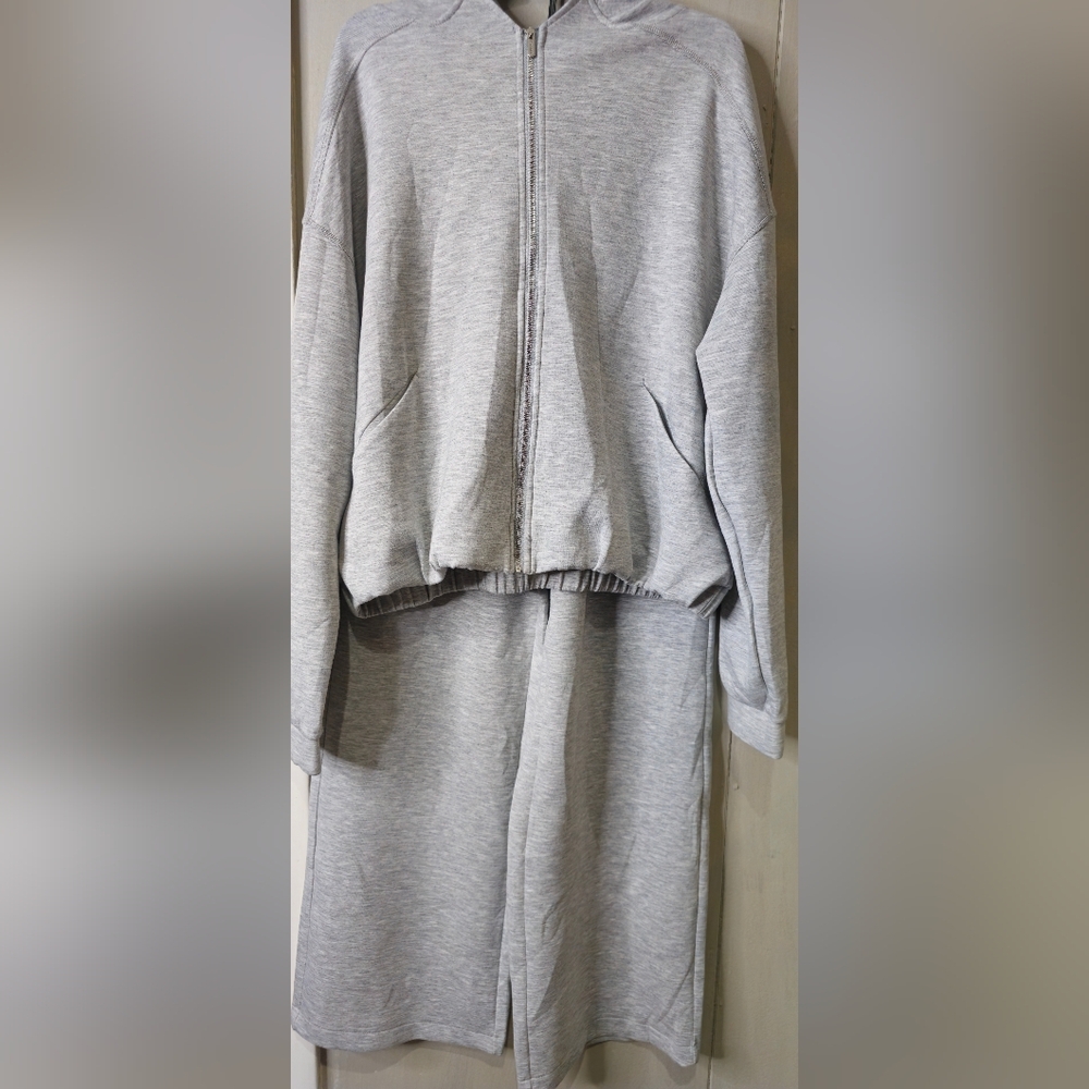 Express Heather Gray High Waist Apparel